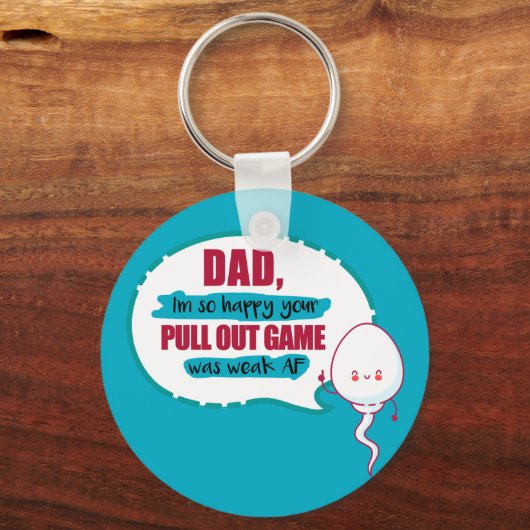 Vater, ich bin so froh, dass dein Pull-Out-Spiel s Schlüsselanhänger (Vorderseite)