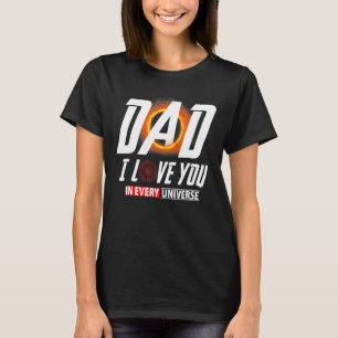 Vater ich Liebe Sie in jedem Universum Daddy Vathe T-Shirt