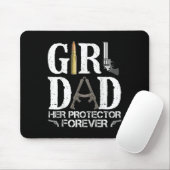 Vater Ihr Beschützer Forever Daddy Funny Vathday Mousepad (Mit Mouse)