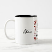 Vater Ihre Liebe ist für immer Inspiration Zitat T Zweifarbige Tasse (Links)