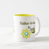 Vater im Gesetz, um Zwei-Tonen-Kaffee-Tasse Zweifarbige Tasse (VorderseiteRechts)