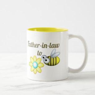 Vater im Gesetz, um Zwei-Tonen-Kaffee-Tasse Zweifarbige Tasse