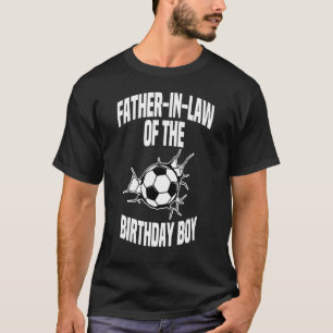 Vater im Jura des Geburtstags Boy Soccer Team Bday T-Shirt