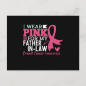 Vater im Jura passt Brustkrebs an Postkarte (Vorderseite)