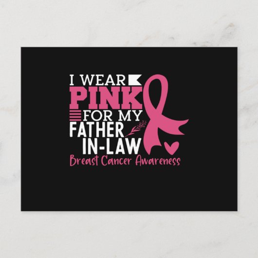 Vater im Jura passt Brustkrebs an Postkarte (Vorderseite)