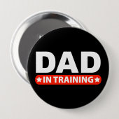 Vater im Training Button (Vorne & Hinten)