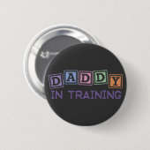 Vater im Training Button (Vorne & Hinten)