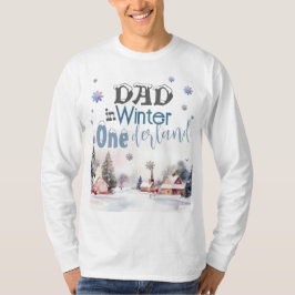 Vater im Winter Wonderland T-Shirt