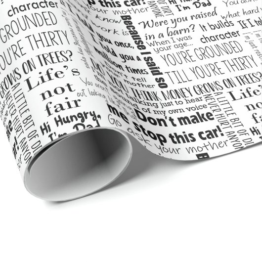 Vater-Ims Geschenkpapier (Rolleneckpunkt)