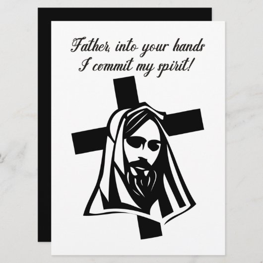 Vater, in deine Hände bekenne ich meinen Geist! (Vorne/Hinten)