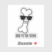 Vater in den Knochenstaub Aufkleber (Blatt)