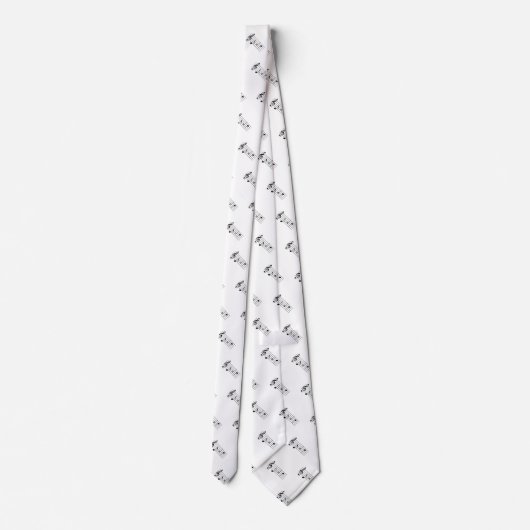 Vater in Musiknote Krawatte (Rückseite)