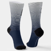 Vater Initial Socken Hirschgeweih Crew Socken (Gewinkelt)