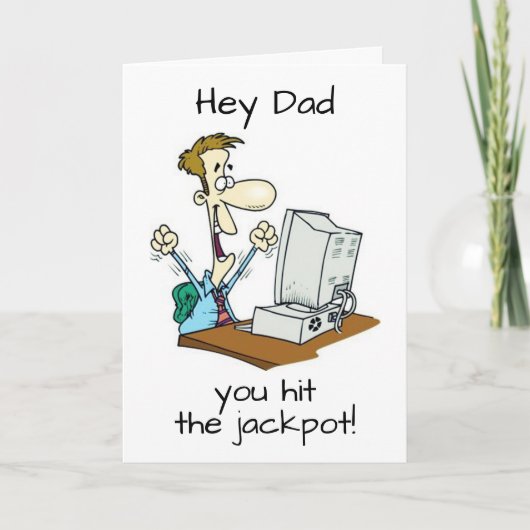 VATER IST **50** & SO FREUT..HABE ICH FÜR EINEN SO KARTE (Vorderseite)