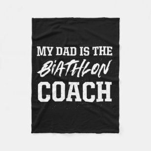 Vater ist der Biathlon Coach Bewertung Biathlete T Fleecedecke