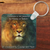 Vater ist ein cooler Typ Schlüsselanhänger (Rückseite)