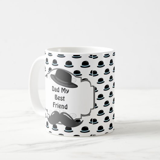 Vater ist mein bester Freund Kaffeetasse (Vorderseite Links)