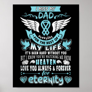 Vater ist mein Guardian Angel Vermisst-Gedenktag f Poster