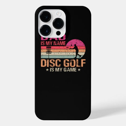 Vater ist mein Name Disk Golf ist mein Spiel iPhone Hülle (Rückseite)