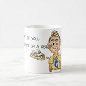 Vater ist mein ROLL-Modell - Funny Coffee Tasse (Mittel)