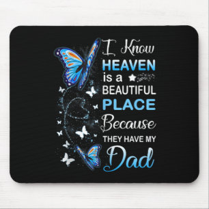 Vater ist mein Schutzengel am Himmelstag Mousepad