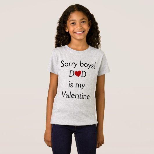 Vater ist mein Valentine T-Shirt (Vorne ganz)