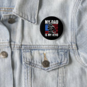 Vater ist mein Vater der Heldenarmee am 4. Juli Button (Beispiel)