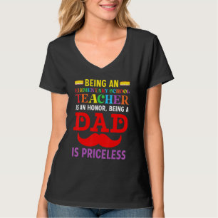 Vater ist Prinz ohnegleichen als Grundschullehrer T-Shirt
