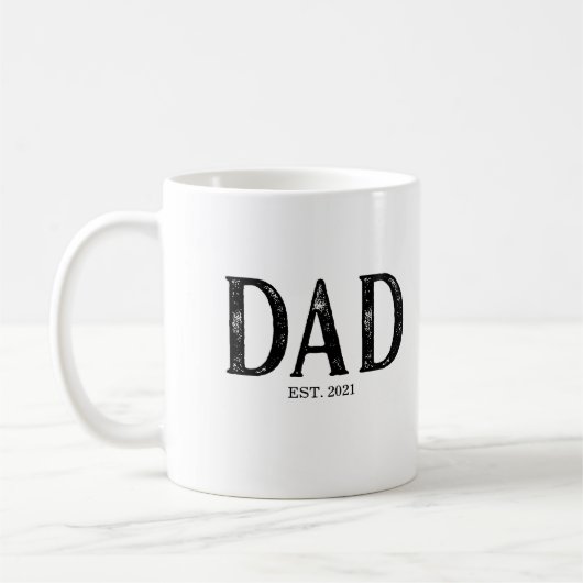Vater Jahr festgelegt Kaffeetasse (Links)