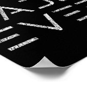 Vater je Shirt Moderne Entwickler-Programmierer-Vä Poster (Ecke)