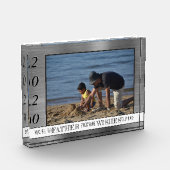 Vater Jeder Will | Silver Vaters Day Year Fotoblock (Links)