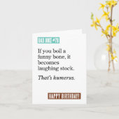 Vater Joke Boiled Funny Bone/Laughing Stock/Humeru Karte (Gelbe Blume)