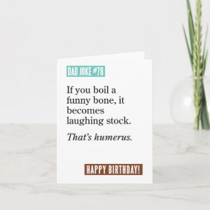 Vater Joke Boiled Funny Bone/Laughing Stock/Humeru Karte