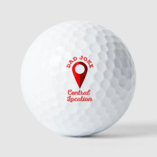 Vater Joke Central Lage Golfball