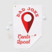 Vater Joke Central Lage Golfhandtuch (Insitu)