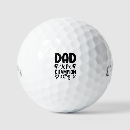 Vater Joke Champion | Funny Vatertag Geschenk Golfball (Vorderseite)