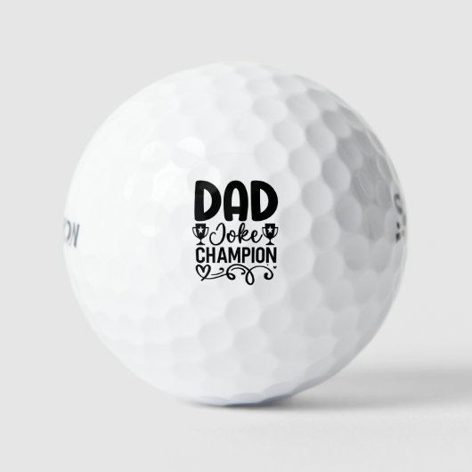 Vater Joke Champion | Funny Vatertag Geschenk Golfball (Vorderseite)