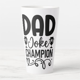 Vater Joke Champion Funny Vatertag Geschenk Milchtasse