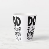 Vater Joke Champion | Funny Vatertag Geschenk Milchtasse (Vorderseite)