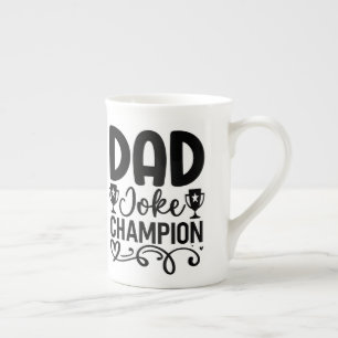 Vater Joke Champion Funny Vatertag Geschenk Porzellantasse