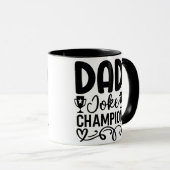 Vater Joke Champion | Funny Vatertag Geschenk Tasse (VorderseiteRechts)