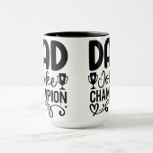 Vater Joke Champion | Funny Vatertag Geschenk Tasse (Zentrum)