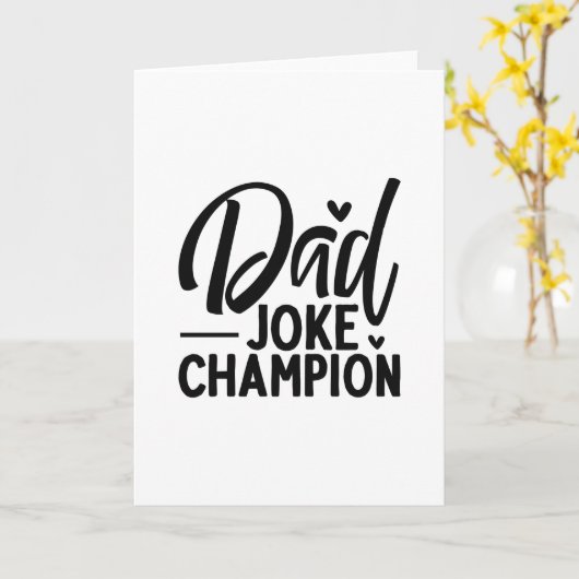 Vater Joke Champion Karte (Gelbe Blume)