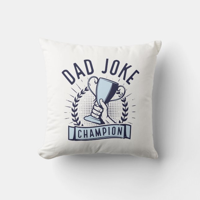 Vater Joke Champion Kissen (Vorderseite)