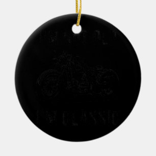 Vater Joke Design Funny, ich bin nicht alt, ich bi Keramik Ornament