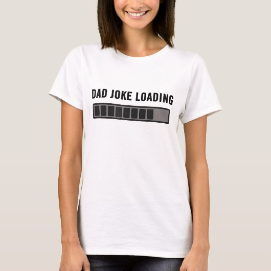 Vater Joke Design Funny Vater Joke Loading Vater's T-Shirt (Vorderseite)