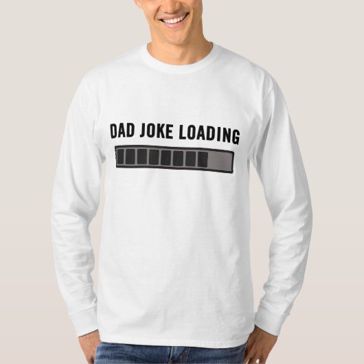 Vater Joke Design Funny Vater Joke Loading Vater's T-Shirt (Vorderseite)