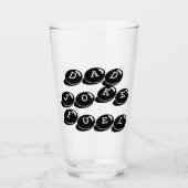 Vater Joke Fuel - Candy Funny Gift für Vater Glas (Vorderseite)