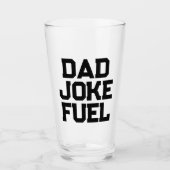 Vater Joke Fuel - Fett Funny Gift für indische Vät Glas (Vorderseite)