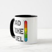 Vater Joke Fuel Funny Fathers Day Geschenk Tasse (Vorderseite Links)